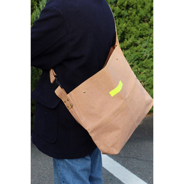 MAKOO マコー ショルダー トートバッグ ナチュラル リサイクルレザー Tote Bag / Sholder B1