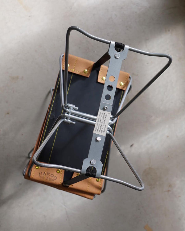 MAKOO マコー 折りたたみスツール リサイクルレザー Folding Stool