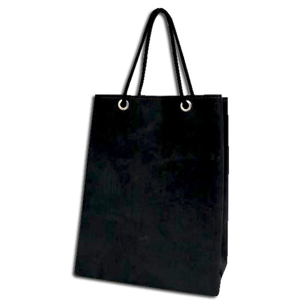 MAKOO マコー ショッピングバッグ ブラック リサイクルレザー サイズS / M Shopping back Black