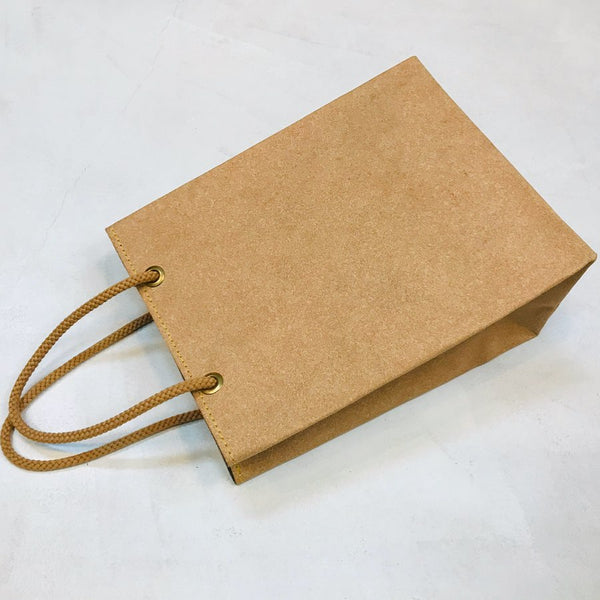MAKOO マコー ショッピングバッグ ナチュラル リサイクルレザー サイズS / M  Shopping bag Natural