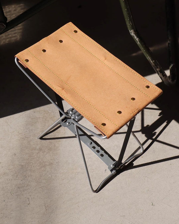 MAKOO マコー 折りたたみスツール リサイクルレザー Folding Stool