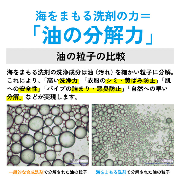 海をまもる洗剤 うみをまもるせんざい 洗濯用 600ml 詰替パウチ（無香）