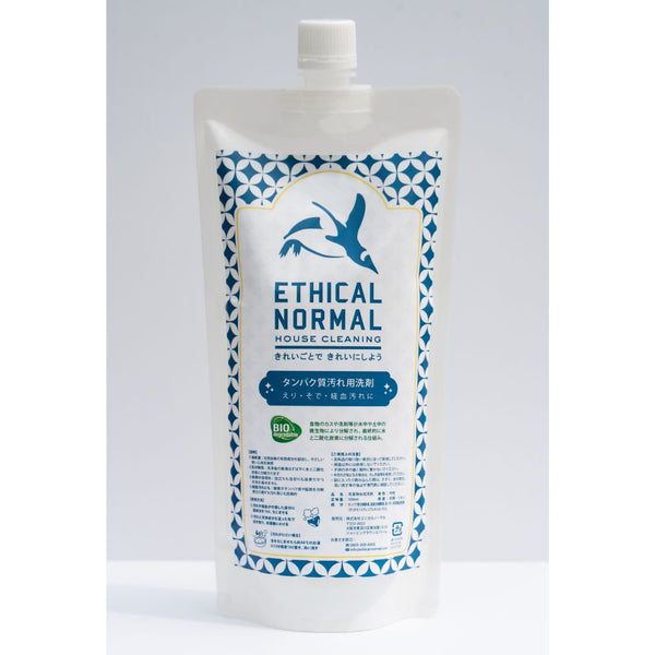 ETHICAL NORMAL エシカルノーマル タンパク質汚れ用 洗剤 詰替え用パウチ 500mL